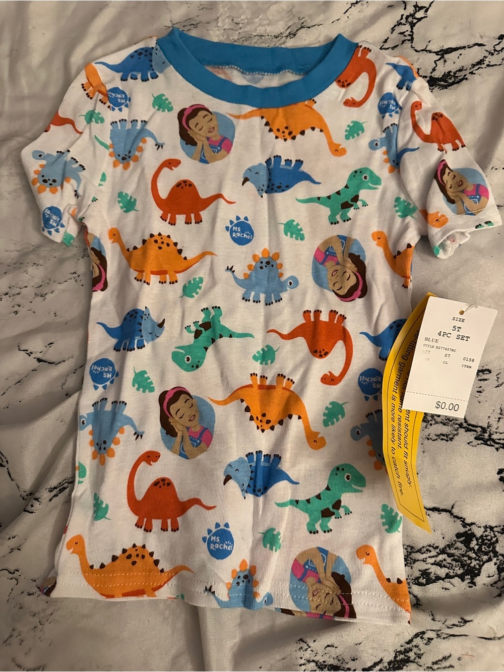 Ms Rachel size 5 t pajama shirt nwt